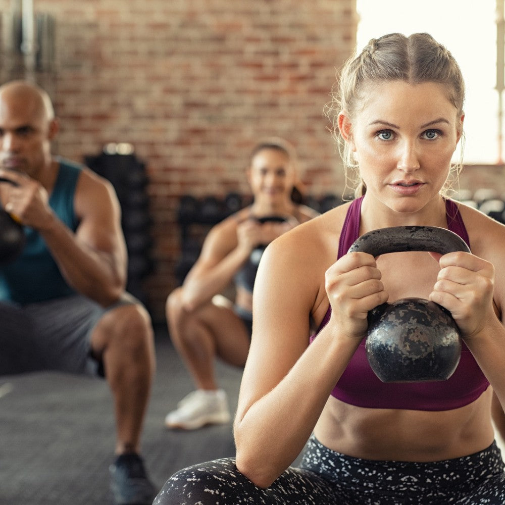 Kettlebell 12 KG (Støbejern og neopren)