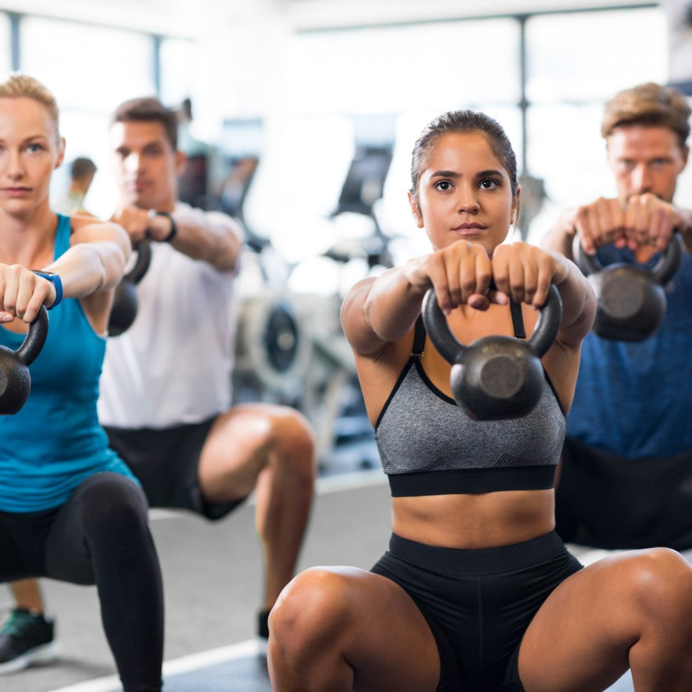 Kettlebell 8 KG (Støbejern og neopren)