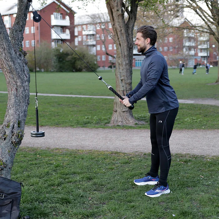 Triceps reb i dobbelt til kabeltræk