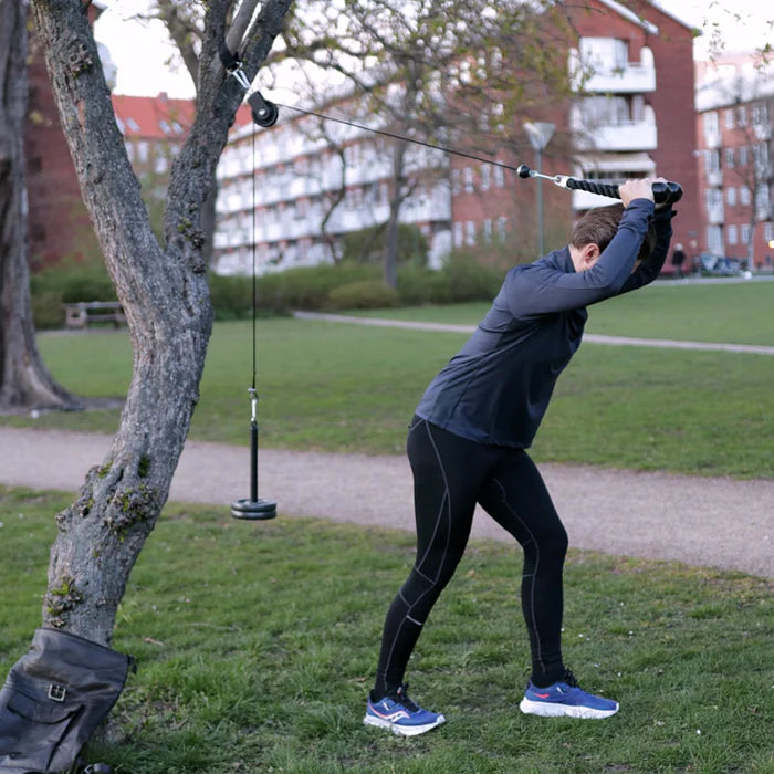 Triceps reb i dobbelt til kabeltræk