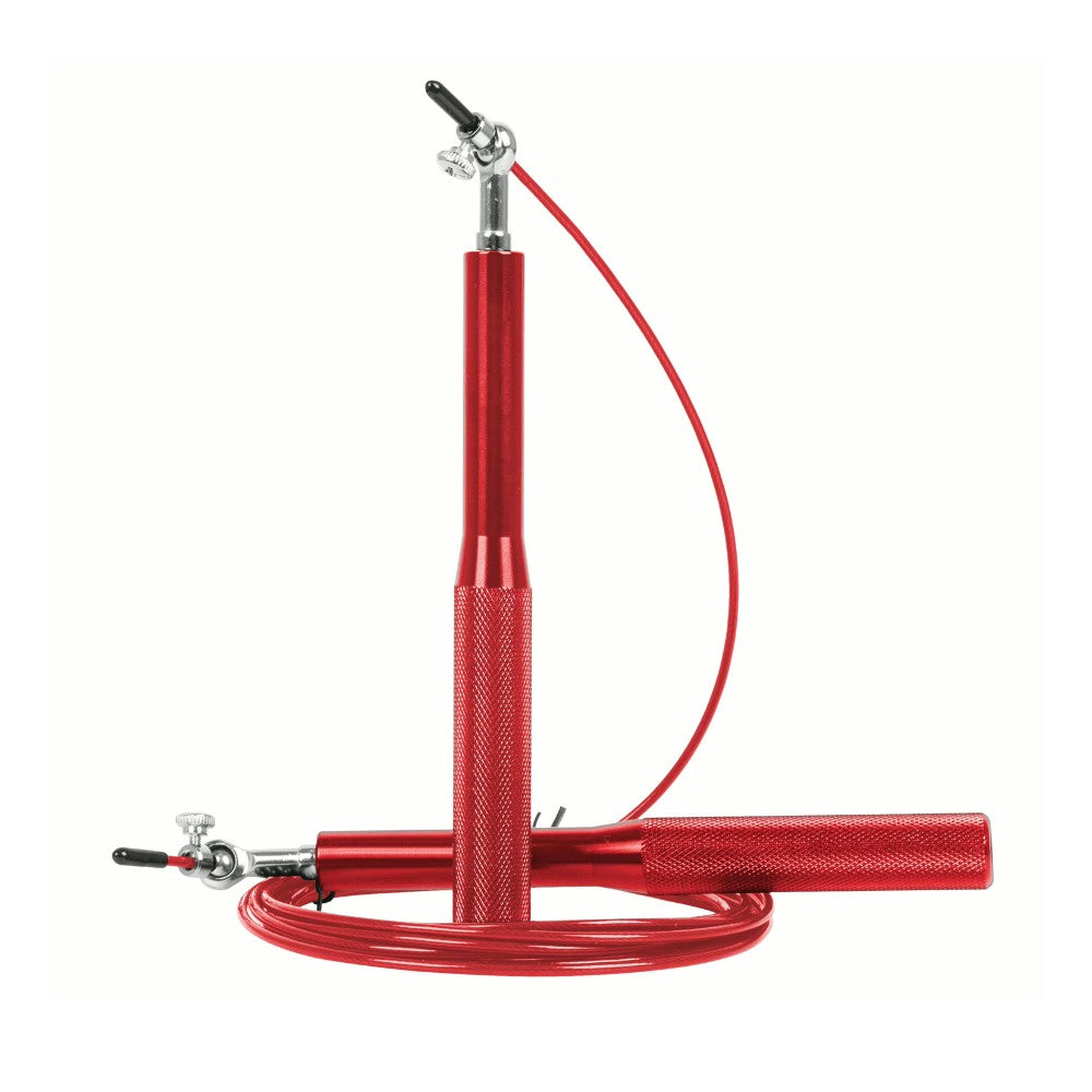 Speedrope Pro i rød (Aluminium greb) fra Sportsact