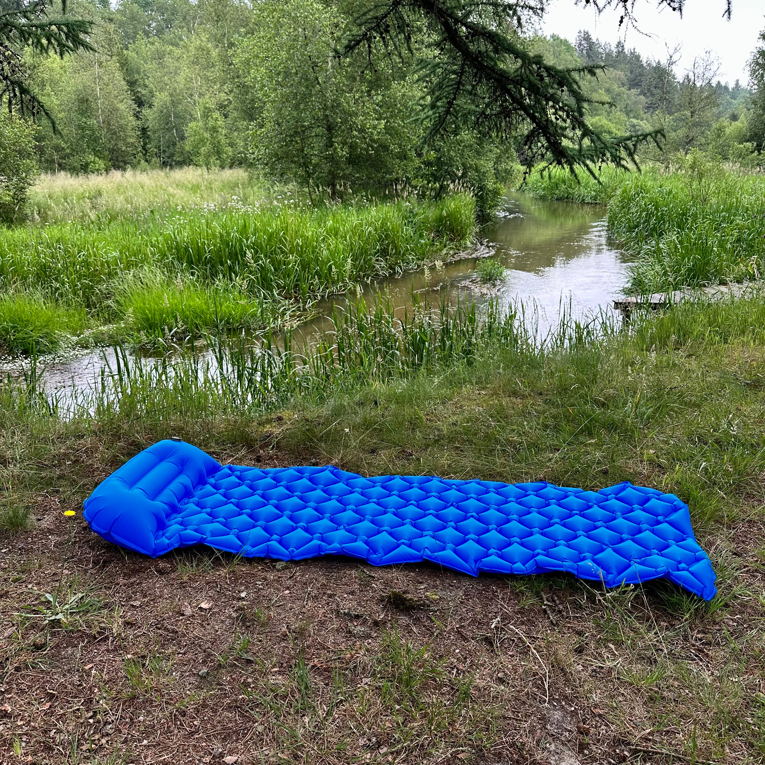 Liggeunderlag inkl. pude - Oppusteligt - Ultra Light (190 x 58 cm.)