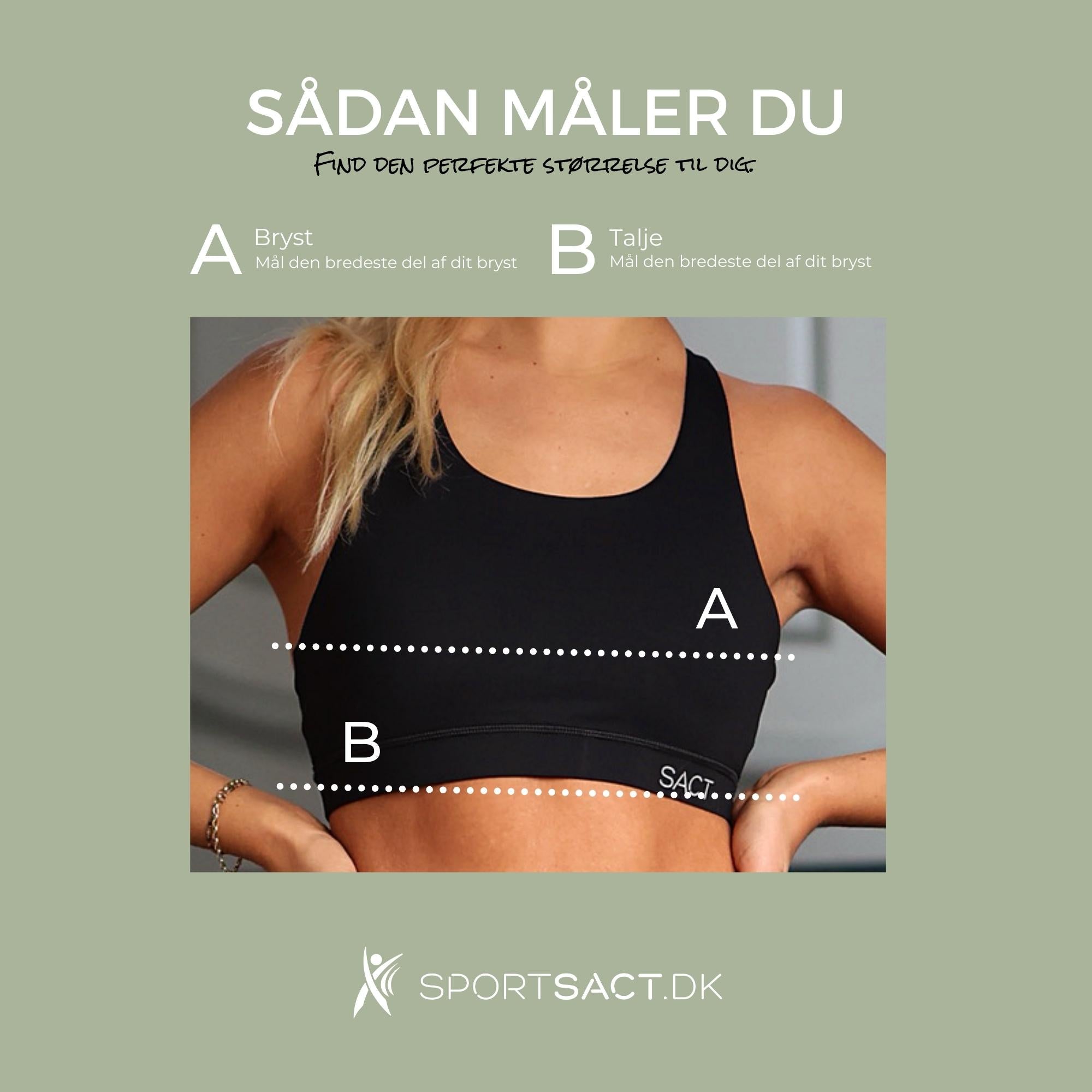 SACT Sports Bra - Sådan måler du