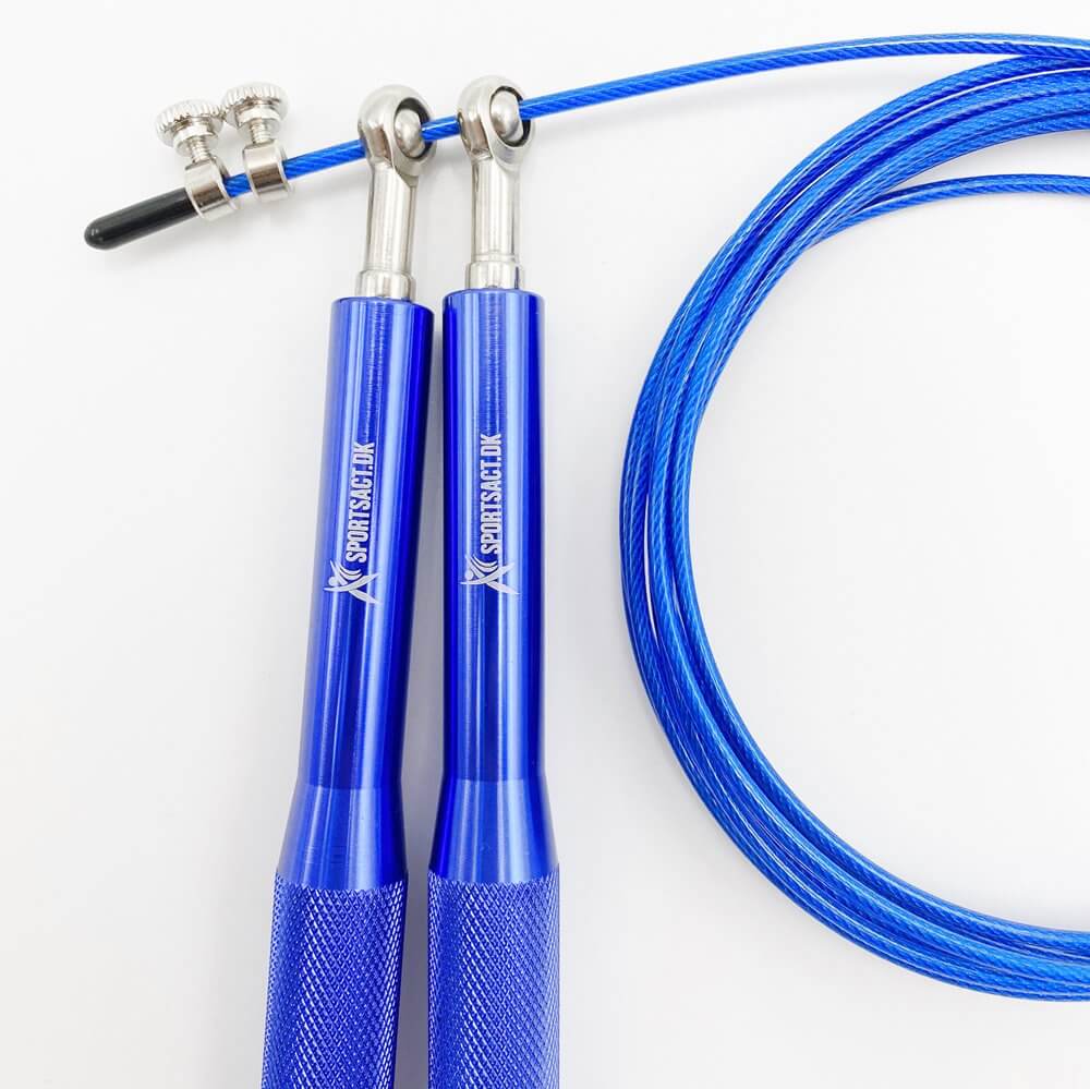 Speedrope PRO Blå fra Sportsact (Aluminium greb)