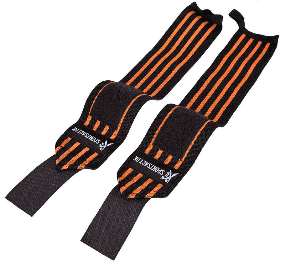 Wrist Wraps - 1 sæt (Orange)