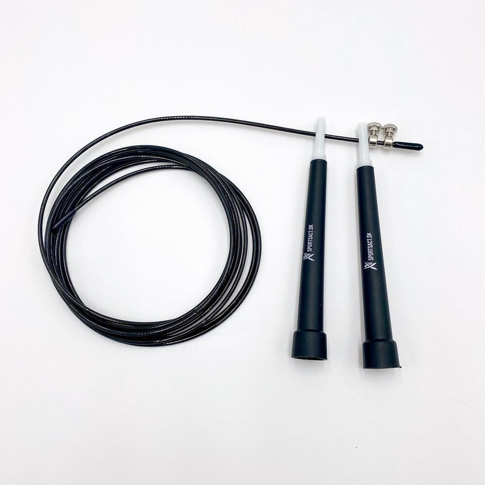 Speedrope med stålwire på 300 cm. (Justerbar)