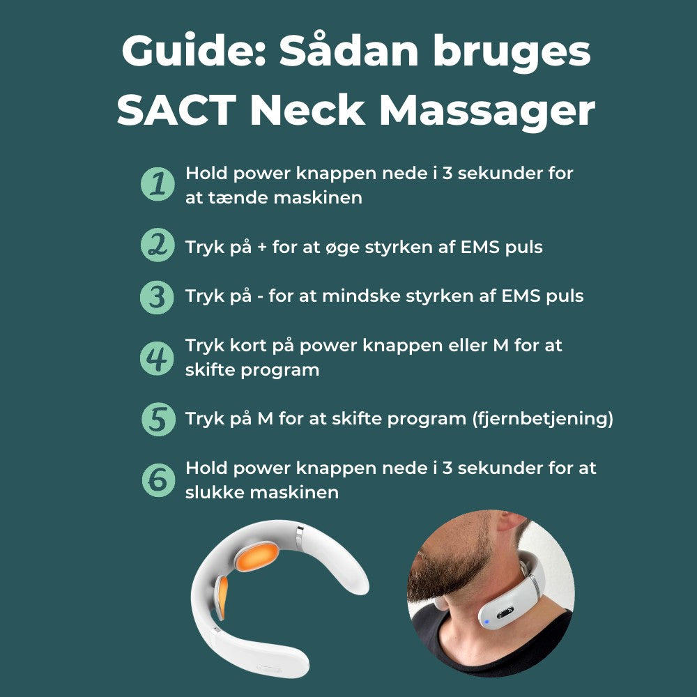 Nakkemassage - Neck Massager (16 niveauer)