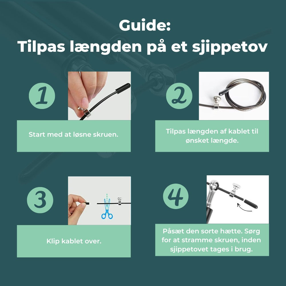 Speedrope Pro Elite (Sort og alu greb)