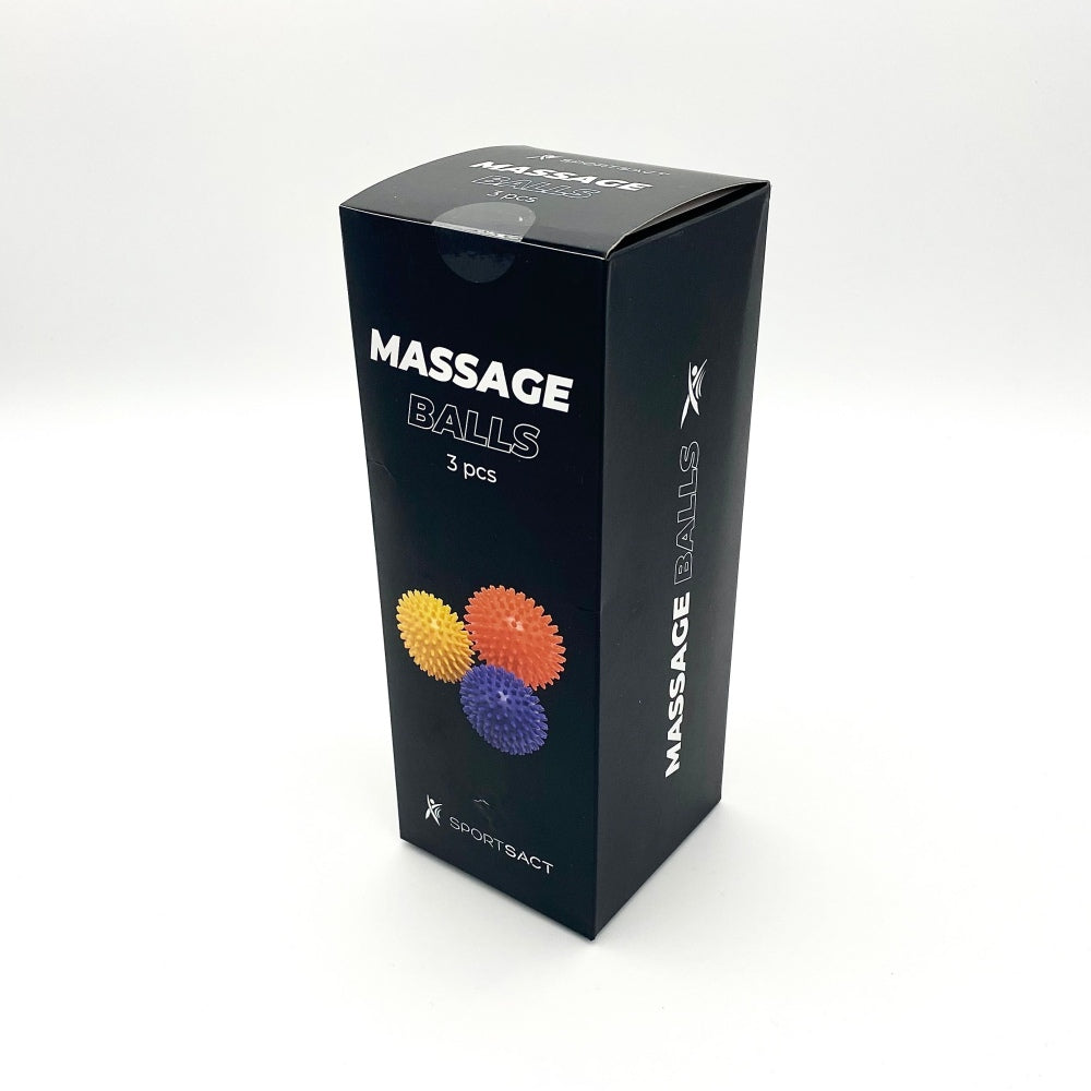 Massagebolde 3 stk. (7, 8 og 9 cm.)