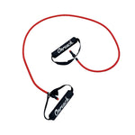 Træningselastik Exertube med håndtag - Rød (Let styrke, 5 KG.)